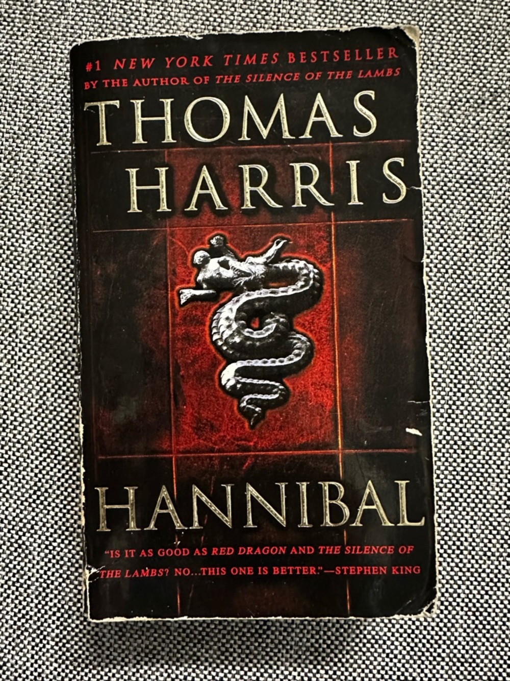 Hannibal Book by Thomas Harris- Black and Red